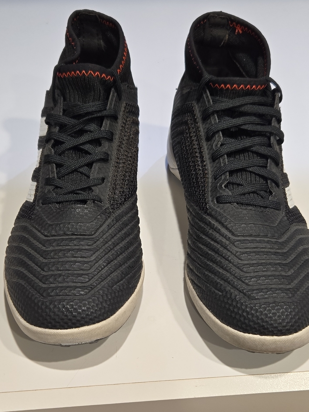 adidas Predator Tango 18.3 Turf Core Black White Men's Mid Top Sneakers CP9278